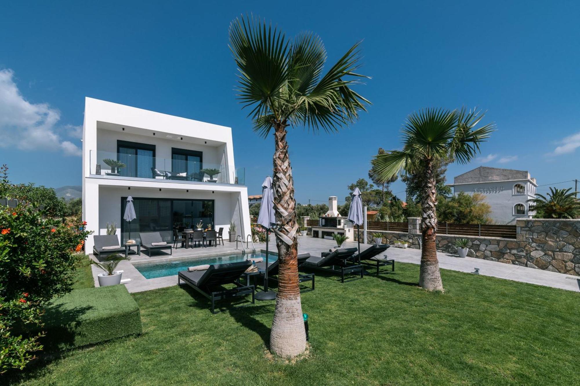 Sunwhite Villas - Private Pool & Cozy Atmosphere, By Zantewize Laganas Exterior photo