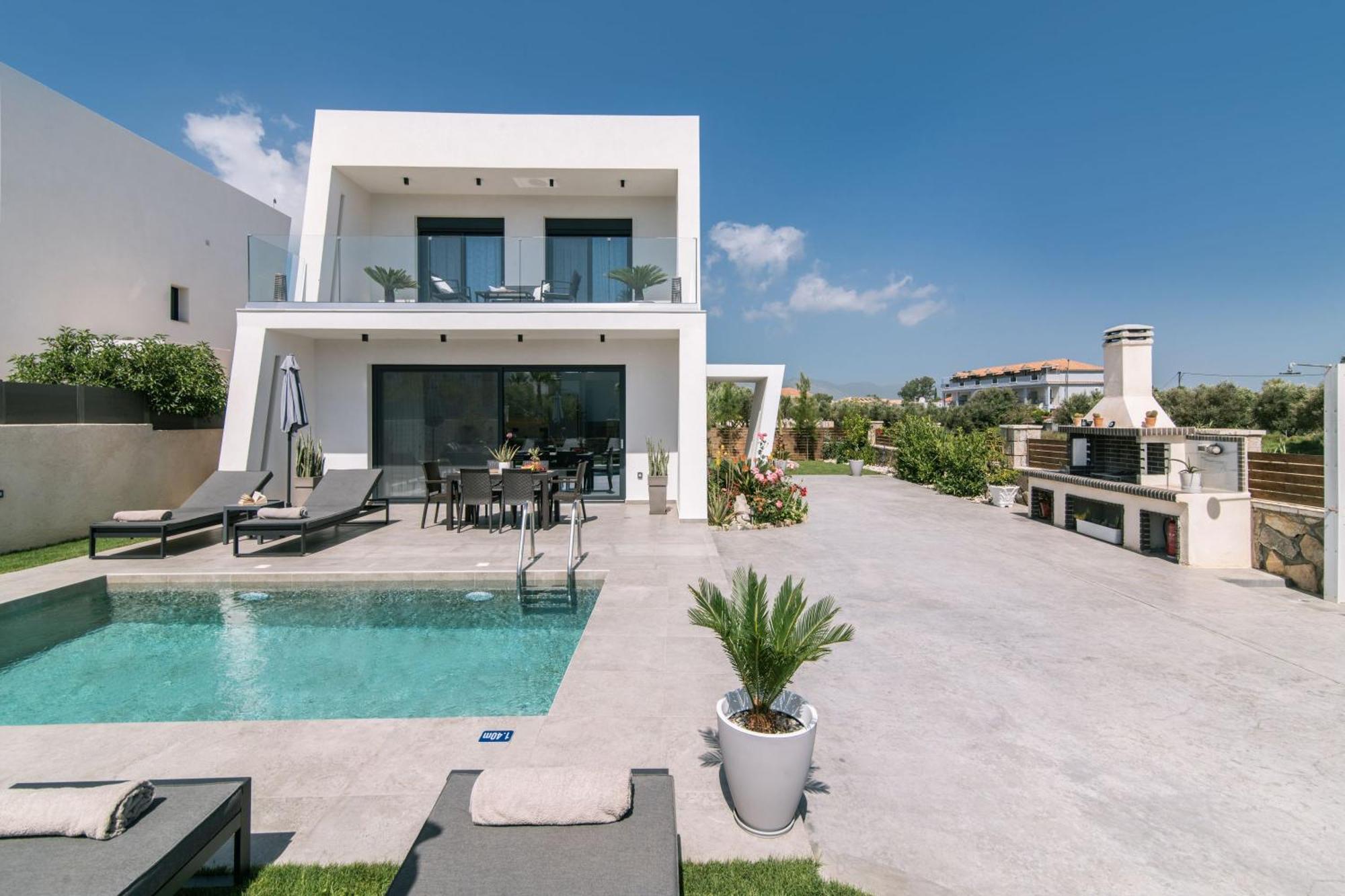 Sunwhite Villas - Private Pool & Cozy Atmosphere, By Zantewize Laganas Exterior photo