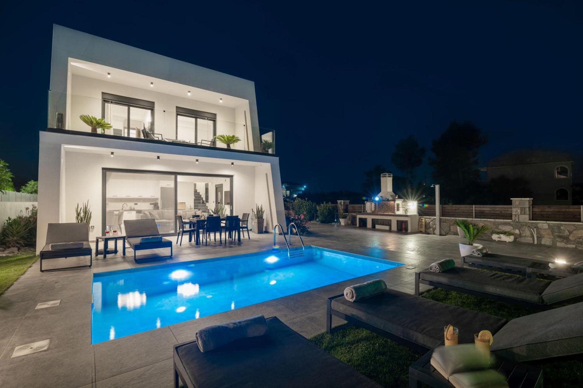 Sunwhite Villas - Private Pool & Cozy Atmosphere, By Zantewize Laganas Exterior photo