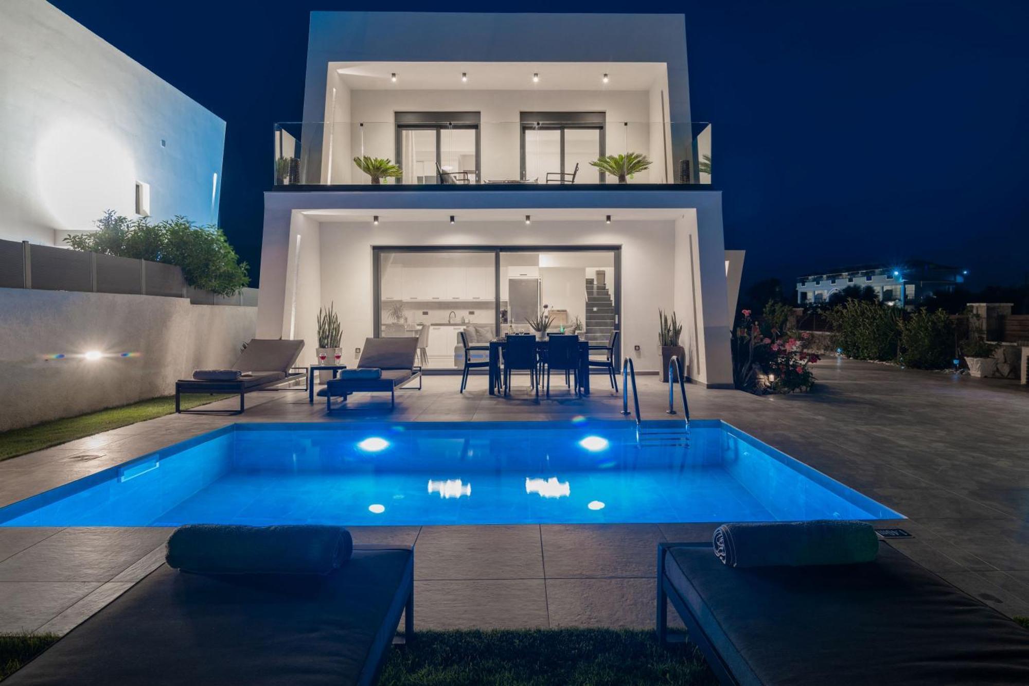Sunwhite Villas - Private Pool & Cozy Atmosphere, By Zantewize Laganas Exterior photo